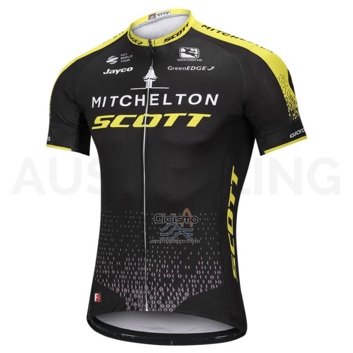 Scott Ropa Ciclismo Culotte Corto 2018 Mangas Cortas Negro